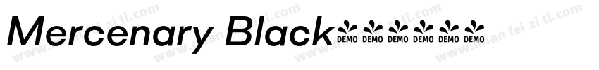 Mercenary Black字体转换